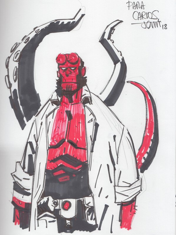 Hellboy by Jesús Alonso Iglesias - Sketch