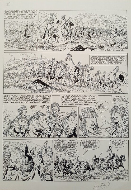 Jean-Yves Mitton, Vae Victis Tome 15 Planche 1 - Comic Strip