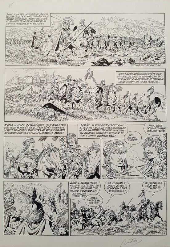 Jean-Yves Mitton, Vae Victis Tome 15 Planche 1 - Planche originale