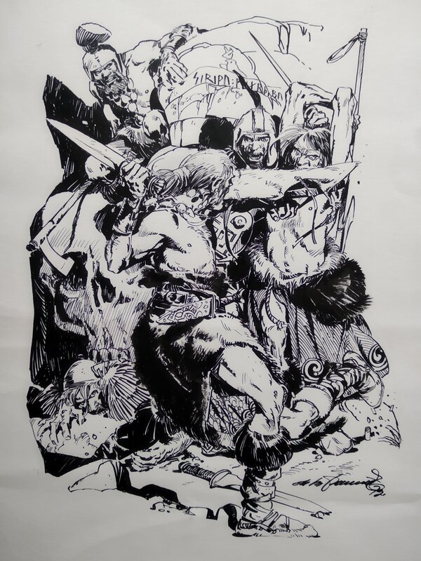 Victor De La Fuente, Illustration héroic fantasy - Illustration originale