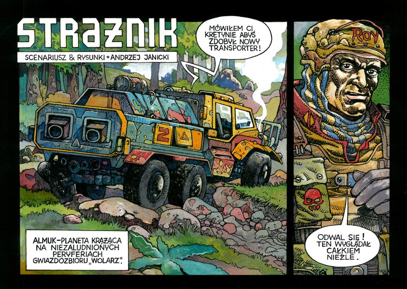 Andrzej Janicki, Strażnik 1 / Watchman 1 - Comic Strip