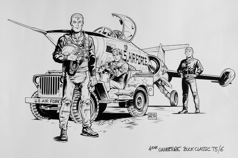 Jean-Michel Arroyo, Buck Danny Classic 4e de couv. - Couverture originale