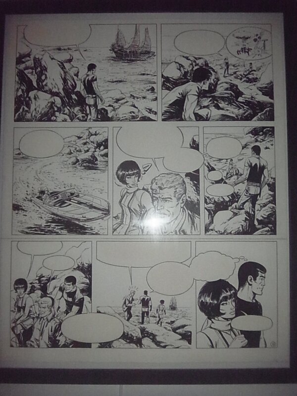 Vance - Bob Morane Fils de Dragon pl 43 - Planche originale