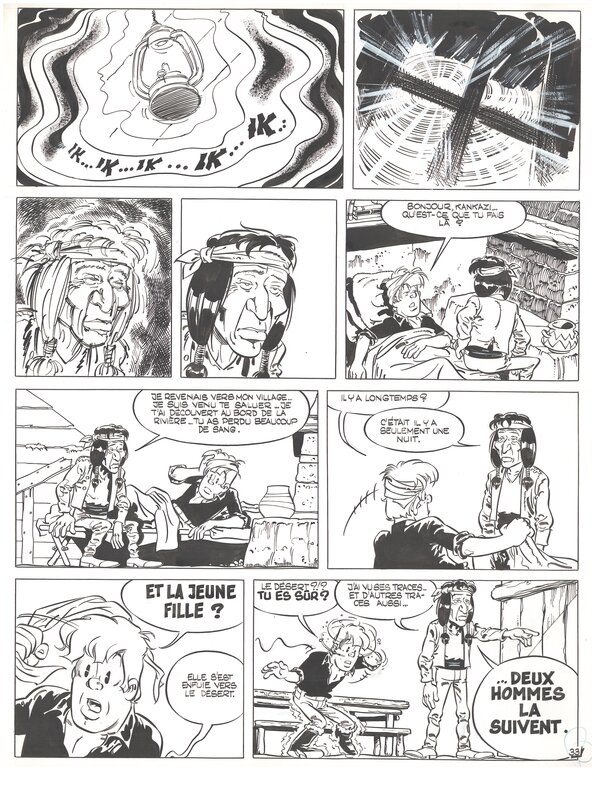 Christian Godard, Adeline au bout de la nuit planche 33 - Comic Strip