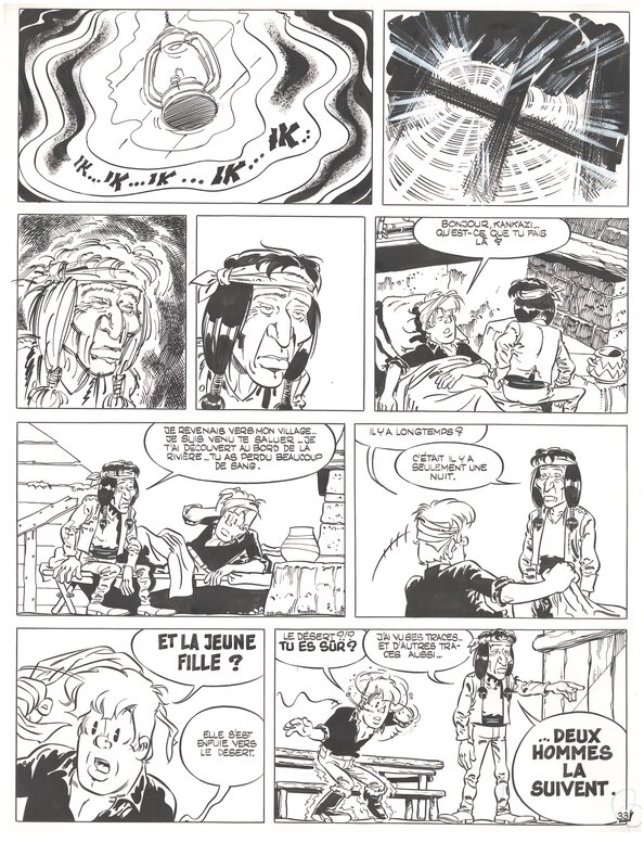 Christian Godard, Adeline au bout de la nuit planche 33 - Planche originale
