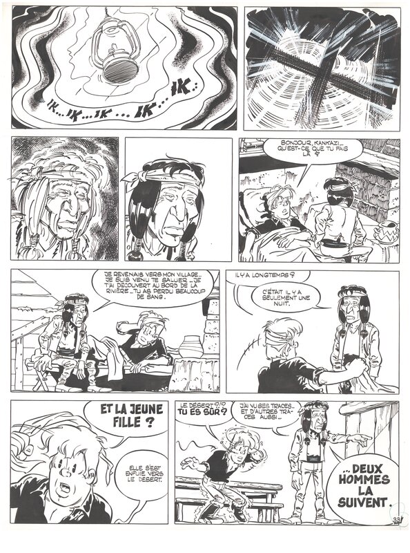 Christian Godard, Adeline au bout de la nuit planche 33 - Planche originale