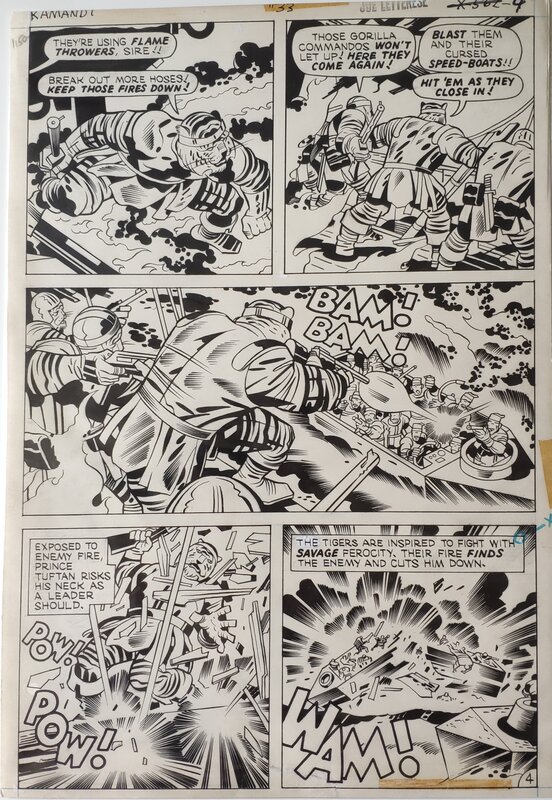 Kamandi par Jack Kirby, D.Bruce Berry - Planche originale