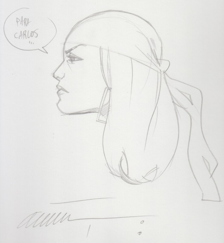 Elektra by Daniel Acuña - Sketch
