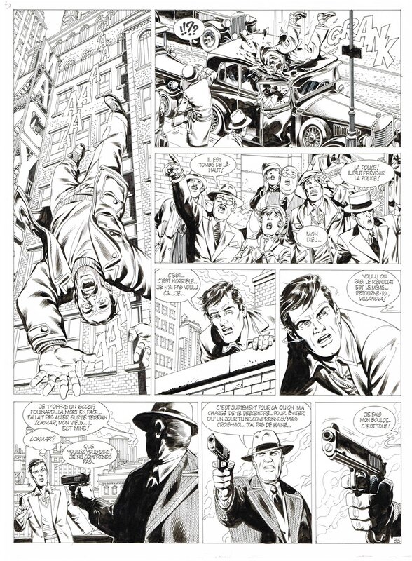 Jean-Yves Mitton, De silence et de sang tome 5 planche 35 - Comic Strip
