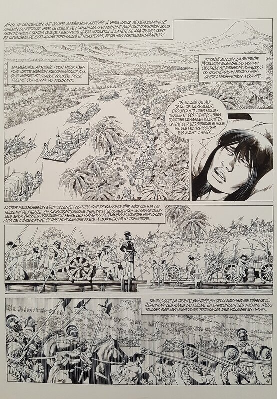 Jean-Yves Mitton, Quetzalcoatl tome 6 planche 17 - Planche originale