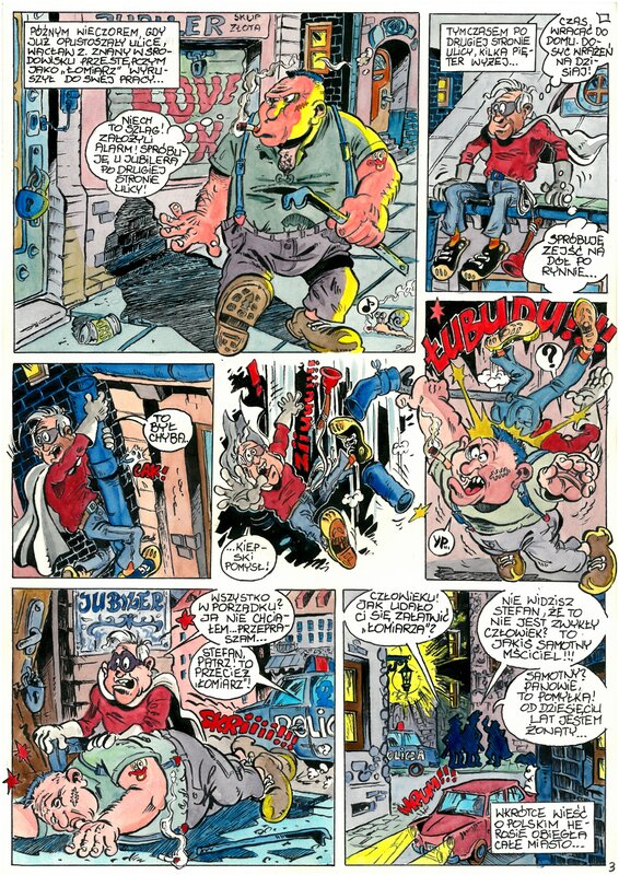 Mietek Fijał, Anniversaire de grand-père Zenek - Planche originale