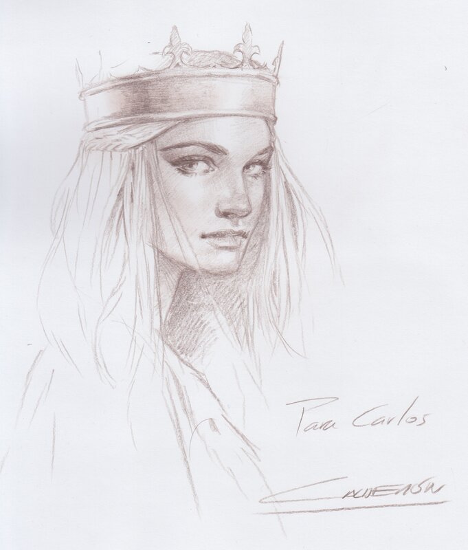 Isabel by Jaime Caldéron - Sketch