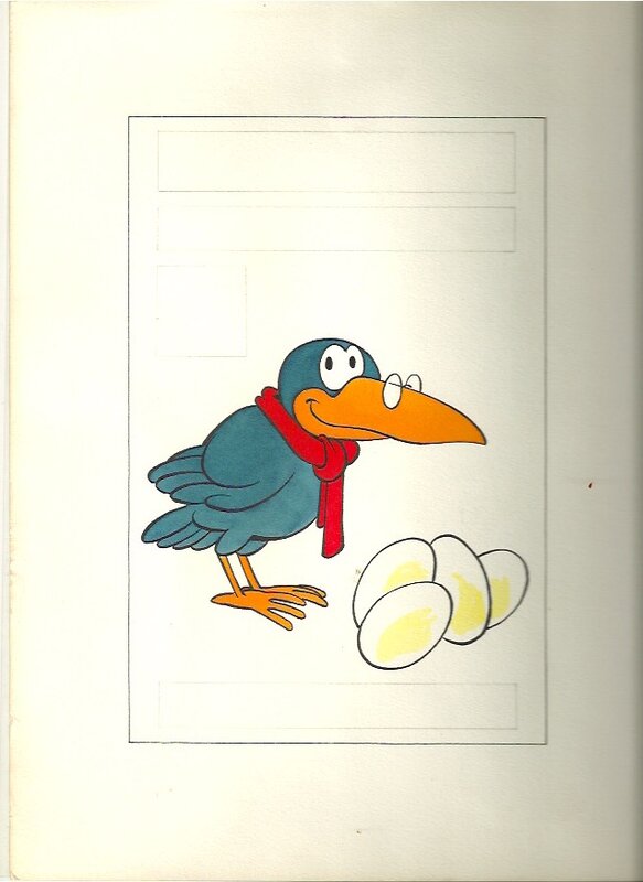 Le corbeau par Clarke - Illustration originale