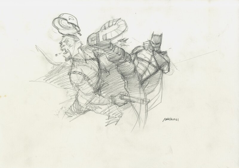 Enrico Marini, Batman – Prelim pour THE DARK PRINCE CHARMING 1/2 - Original art