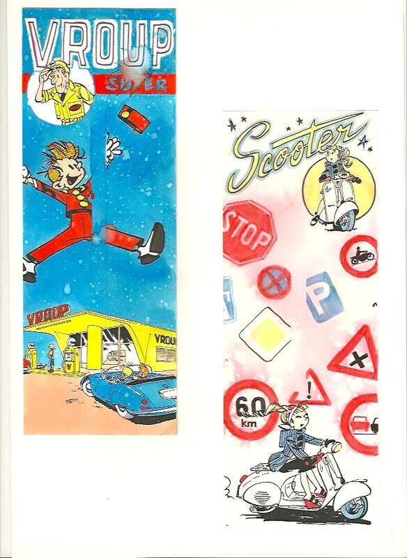 Spirou by Olivier Saive - Original art