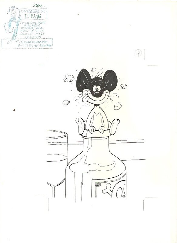 Tom et jerry par Olivier Saive - Illustration originale