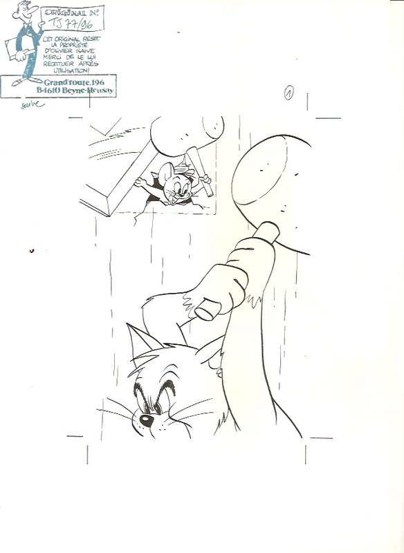 Tom et jerry par Olivier Saive - Illustration originale