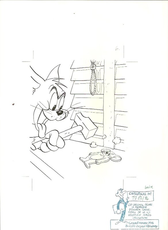 Tom et jerry by Olivier Saive - Original Illustration