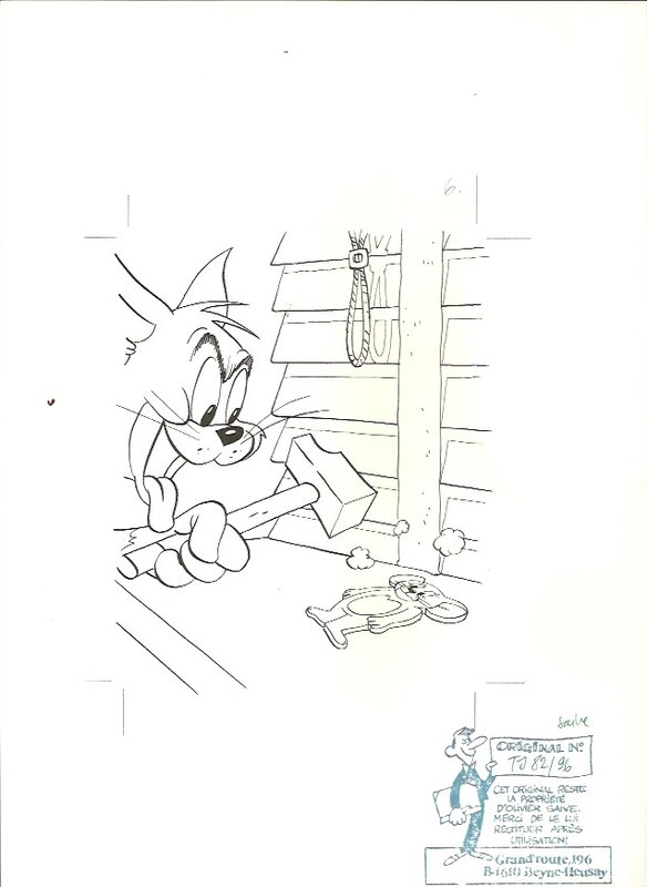 Tom et jerry par Olivier Saive - Illustration originale