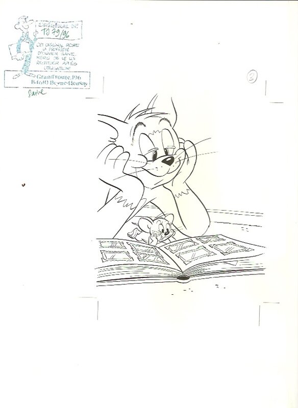 Tom et jerry by Olivier Saive - Original Illustration