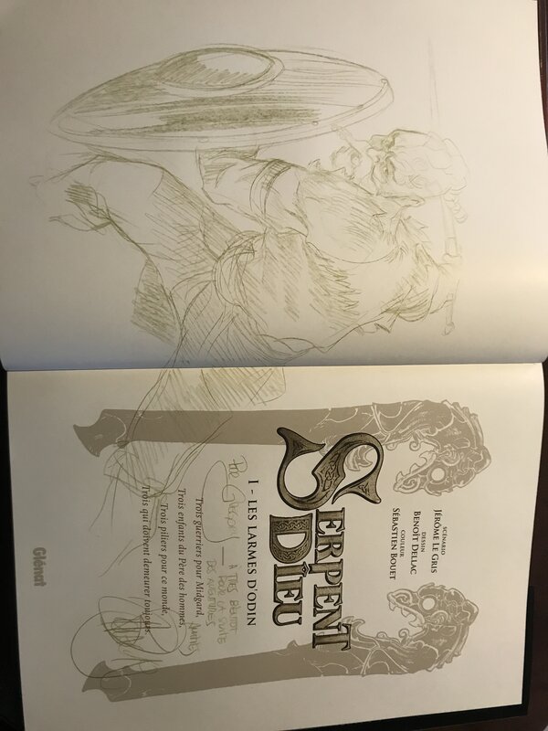 Serpent dieu tome 1 par benoit dellac - Sketch