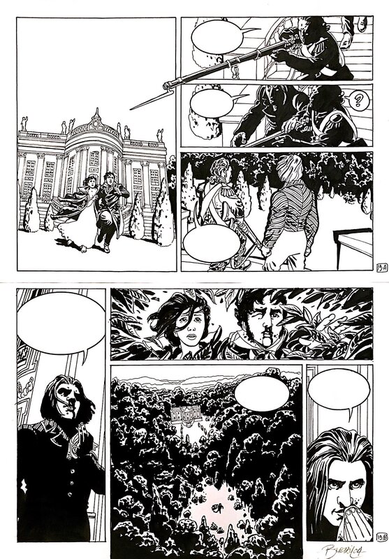 Dominique BERTAIL - Madeleine, Résistante tome 1 - planche originale 56 -  Planche originale