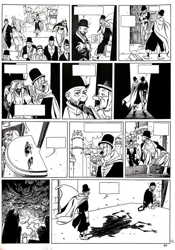 Horlogiom - Nahédig par Fabrice Lebeault - Planche originale