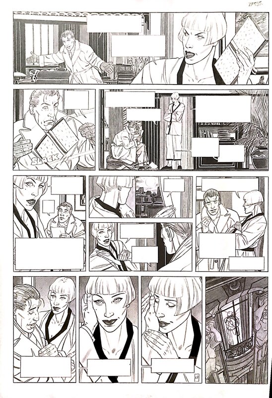 La rose de Jericho par Uriel - Planche originale