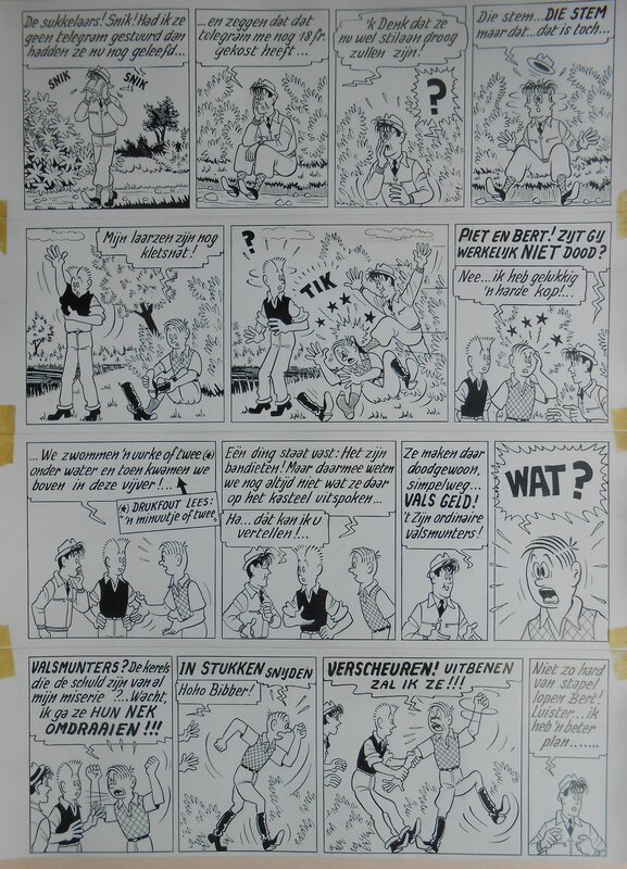 Pom, Piet Pienter en Bert Bibber - Comic Strip