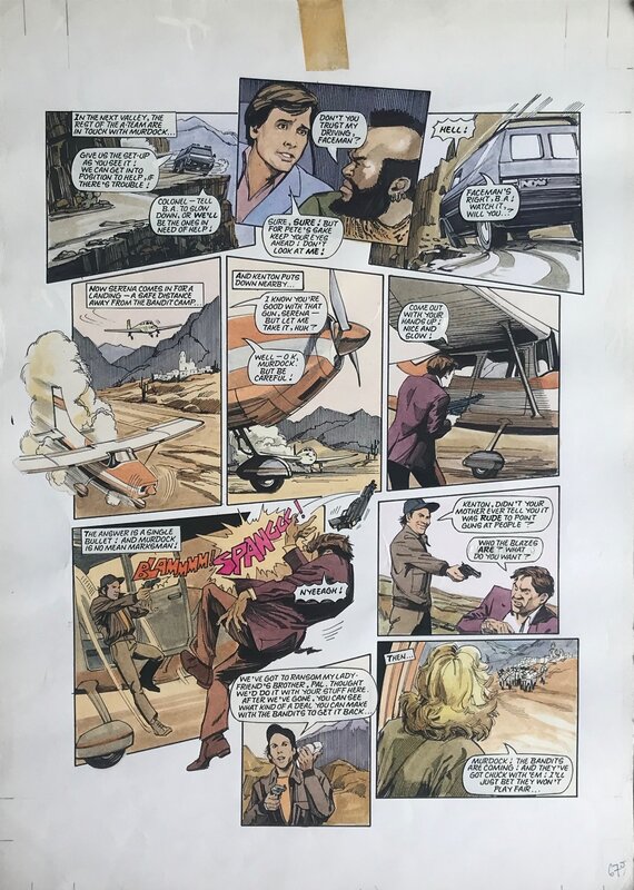 The A Team par unknown - Planche originale