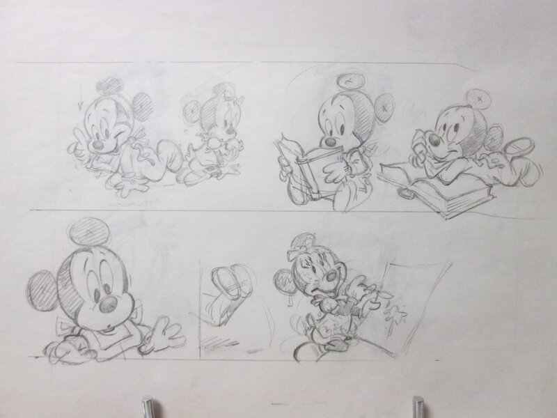 Baby Disney par Claude Marin - Œuvre originale