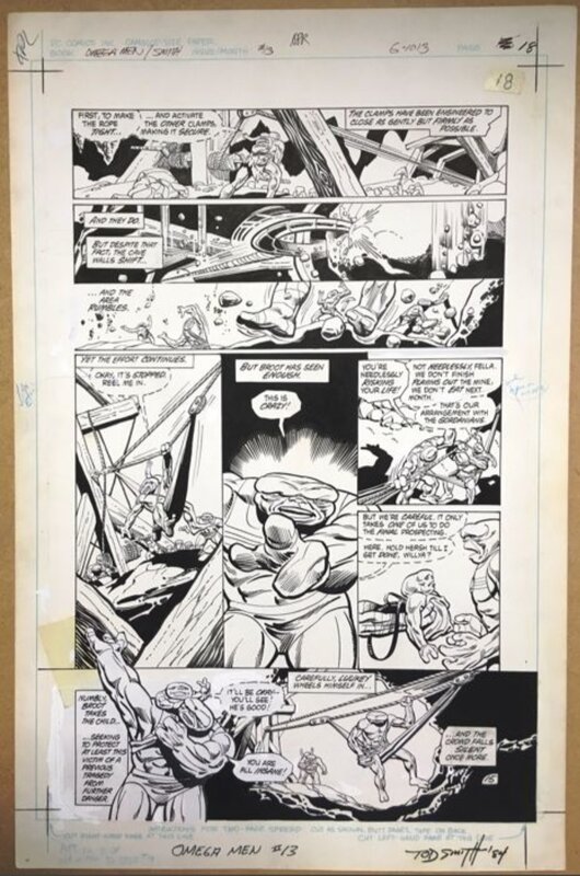 Omega Men par Tod Smith, Mike DeCarlo - Planche originale