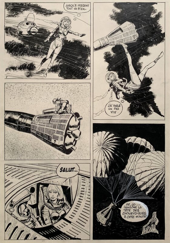 Robert Gigi, Claude Moliterni, Scarlett Dream, Chapitre 3 - Planche originale