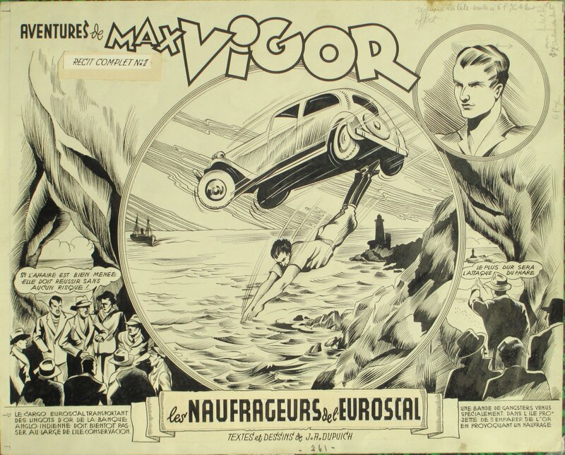 Max Vigor by J. A. Dupuich - Original Cover