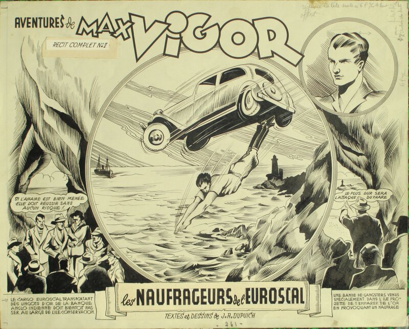 Max Vigor par J. A. Dupuich - Couverture originale