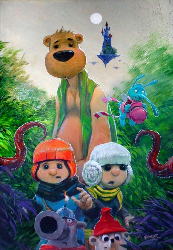 Gedeon, Hugo, tribute to BEDU - Original art
