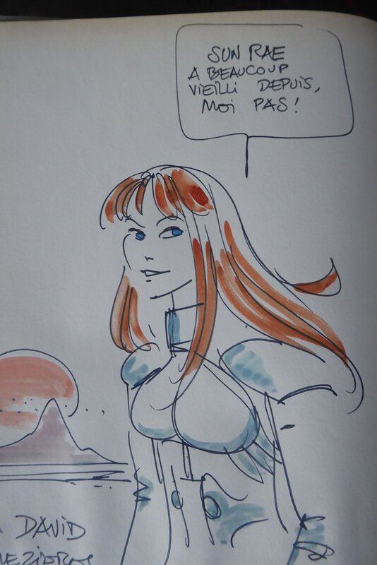 Laureline by Jean-Claude Mézières - Sketch