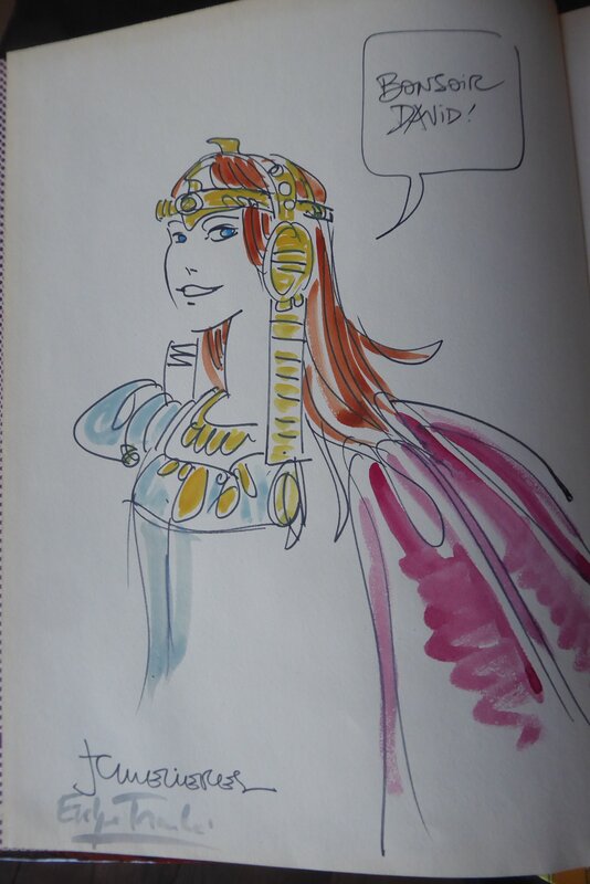 Laureline by Jean-Claude Mézières, Evelyne Tran-Lê - Sketch