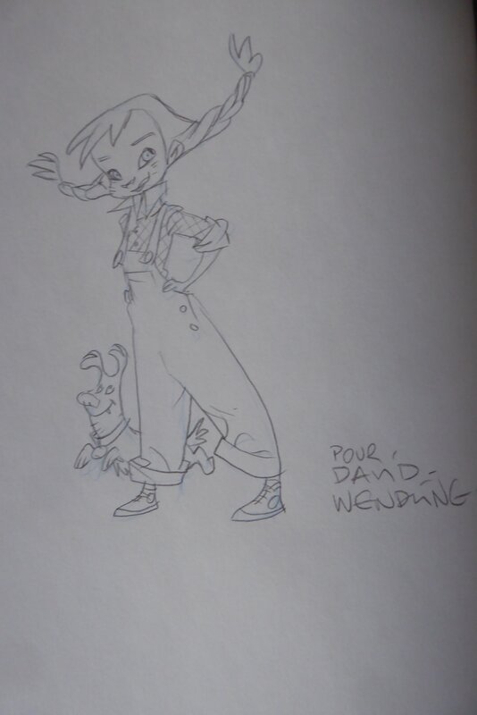 Dorothy et toto par Claire Wendling - Dédicace