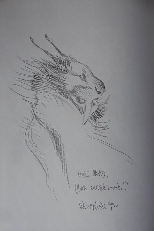 Claire Wendling, Le lumieres de l amalou - Sketch