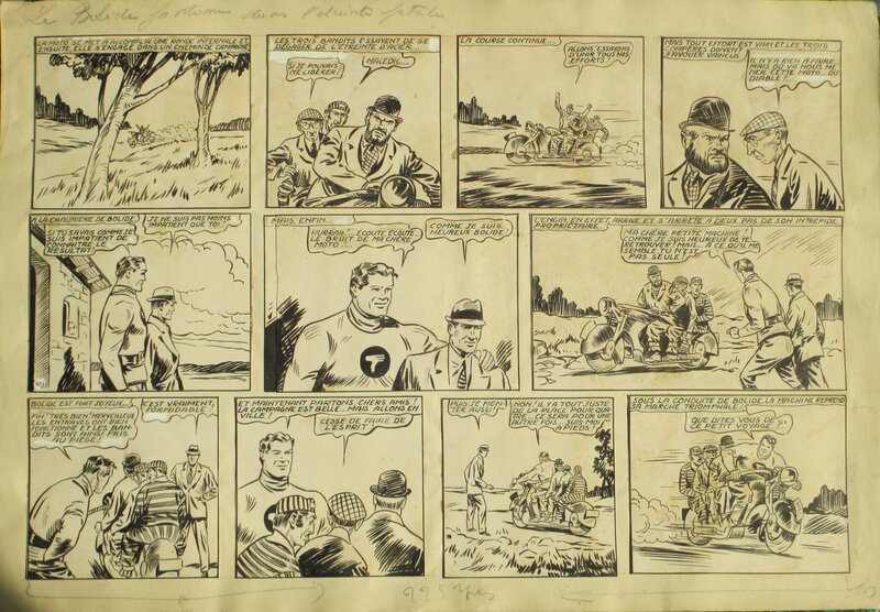 Le Bolide Fantôme by Vittorio Cossio - Comic Strip