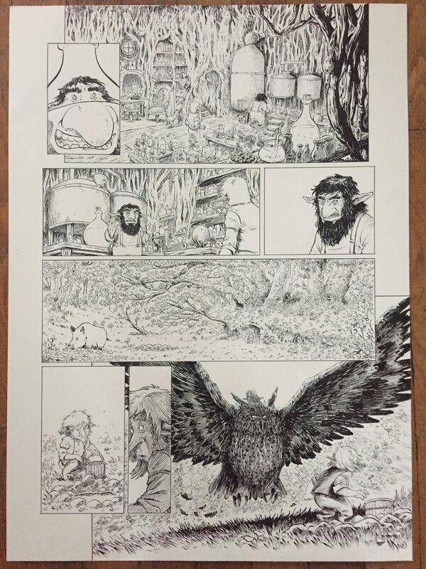For sale - Brocéliande t5 p6 by François Gomès, Sylvain Cordurié, Elodie Jacquemoire - Comic Strip