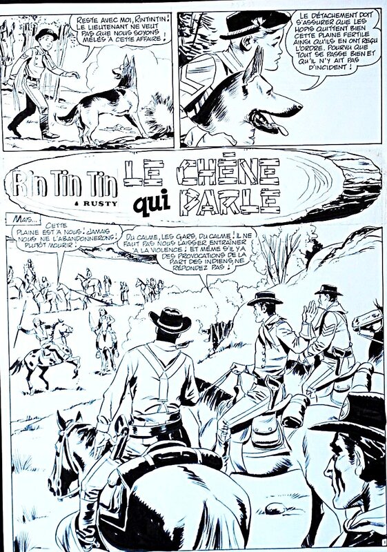 Carlo Marcello, Le chêne qui parle - Rintintin n°104 (Sagédition) - Comic Strip