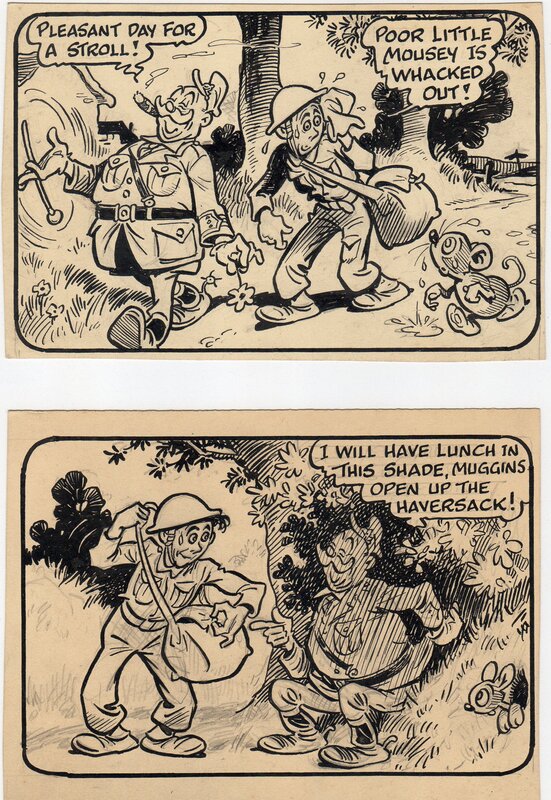 Roy Wilson, Private Billy Muggins - Comic Strip