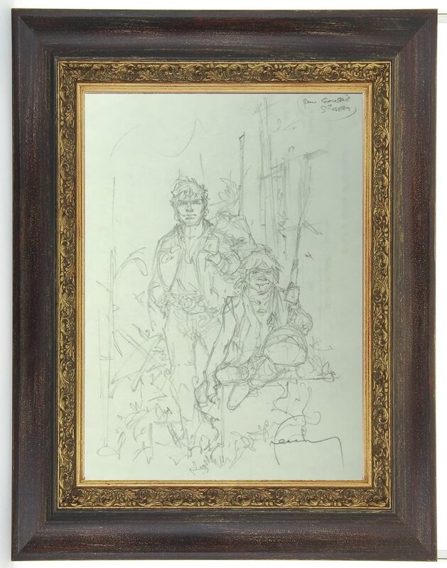 Jeremiah et Kurdy par Hermann - Dédicace