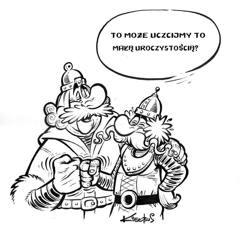 Slawomir Kiełbus, Kajko i Kokosz - Mirmil i Wojmil - Original art