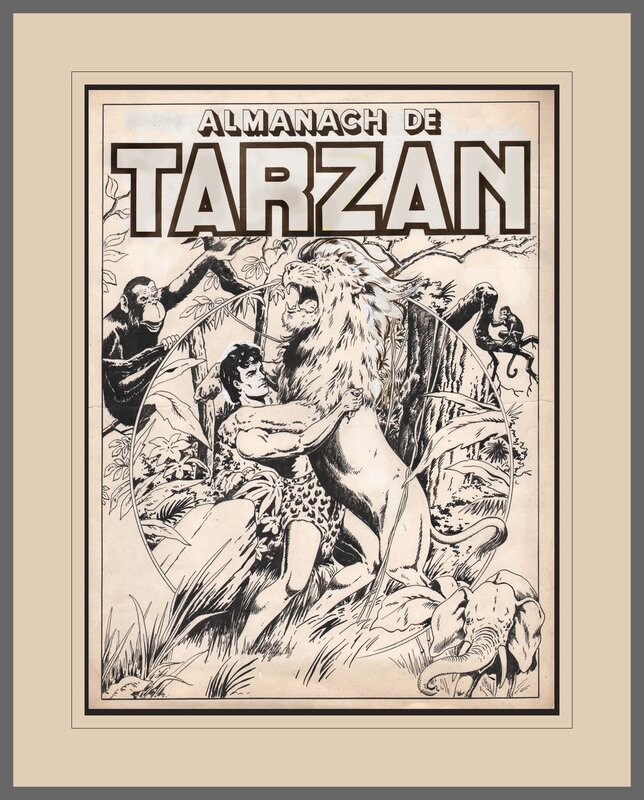 TARZAN by Pascal MILOCCO - Original Cover