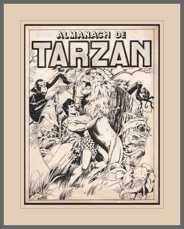 TARZAN par Pascal MILOCCO - Couverture originale