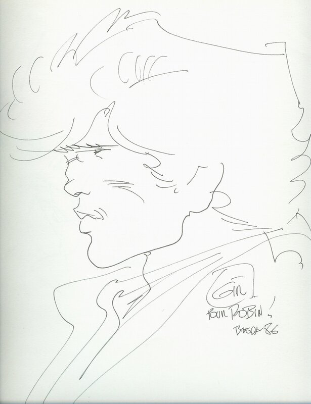 Jean Giraud, Blueberry (Breda, 1986) - Sketch