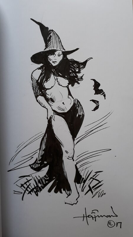 Witch by Mike Hoffman - Sketch